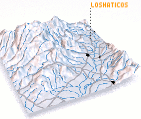 3d view of Los Haticos