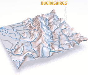 3d view of Buenos Aires