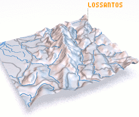 3d view of Los Santos