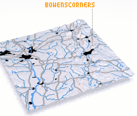 3d view of Bowens Corners