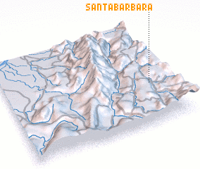 3d view of Santa Barbara