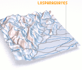 3d view of Los Paraguayes