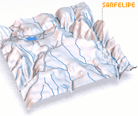 3d view of San Felipe