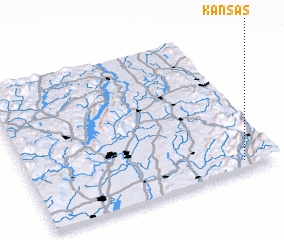 3d view of Kansas