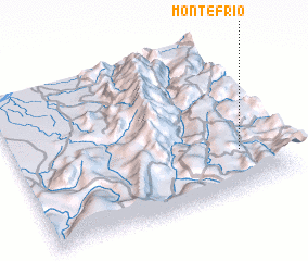 3d view of Montefrío