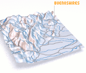 3d view of Buenos Aires