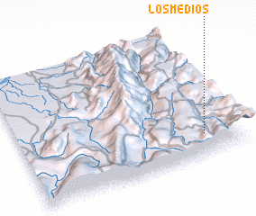 3d view of Los Medios