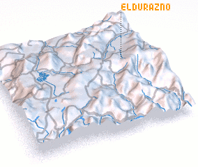 3d view of El Durazno