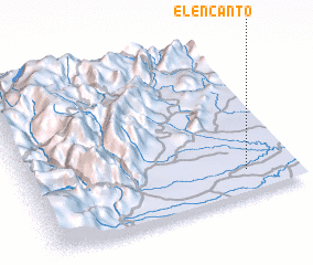 3d view of El Encanto