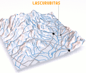 3d view of Las Curubitas