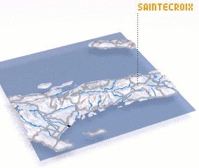 3d view of Sainte-Croix