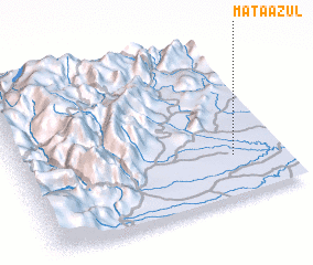 3d view of Mata Azul