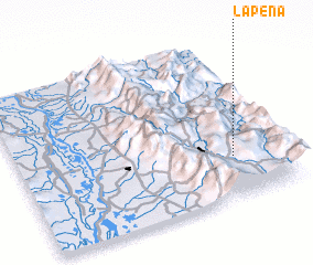 3d view of La Peña