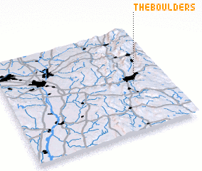3d view of The Boulders