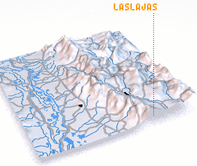 3d view of Las Lajas