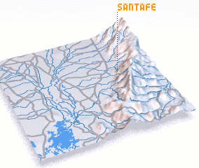 3d view of Santa Fé