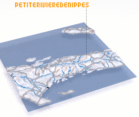 3d view of Petite Rivière de Nippes