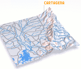 3d view of Cartagena