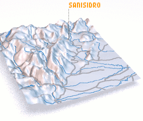 3d view of San Isidro