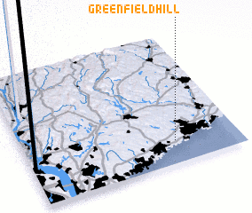 3d view of Greenfield Hill