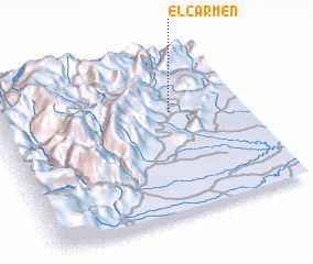 3d view of El Carmen