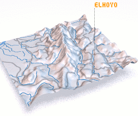 3d view of El Hoyo