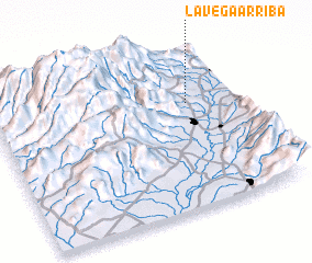 3d view of La Vega Arriba