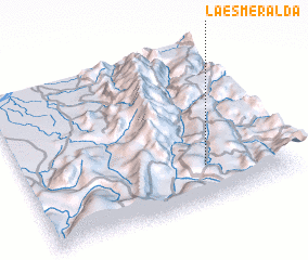 3d view of La Esmeralda