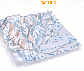 3d view of San Luis