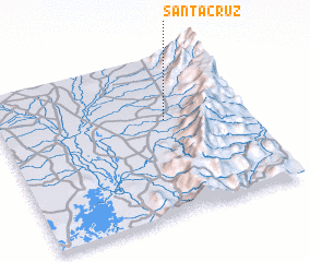 3d view of Santa Cruz