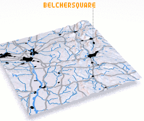 3d view of Belcher Square