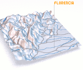 3d view of Florencia