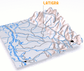 3d view of La Tigra