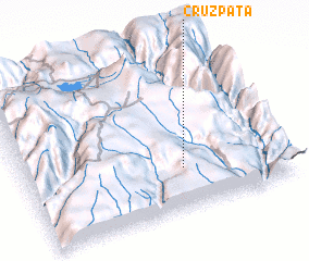 3d view of Cruz Pata