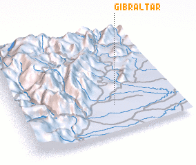 3d view of Gibraltar