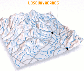 3d view of Los Guayacanes