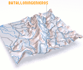 3d view of Batallón Ingenieros