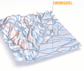 3d view of San Miguel