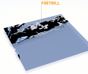 3d view of Fort Hill