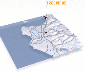 3d view of Tres Pinos