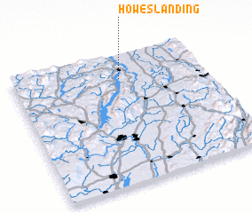 3d view of Howes Landing