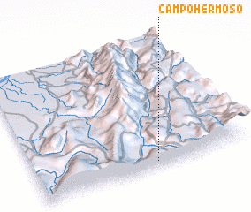 3d view of Campo Hermoso