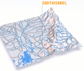 3d view of Santa Isabel