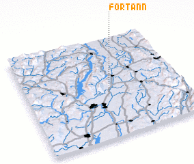 3d view of Fort Ann