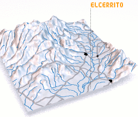 3d view of El Cerrito