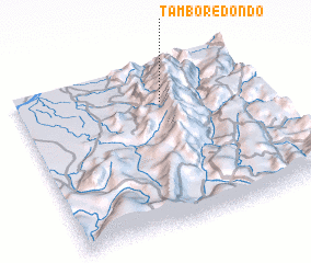 3d view of Tambo Redondo