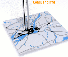 3d view of Longue-Pointe