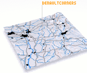 3d view of Denault Corners