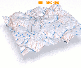 3d view of Huijopampa