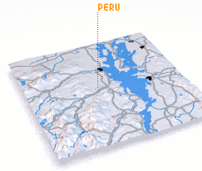 3d view of Peru